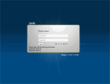 Tablet Screenshot of demo.zarafa.com